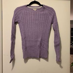 Light purple knit sweater